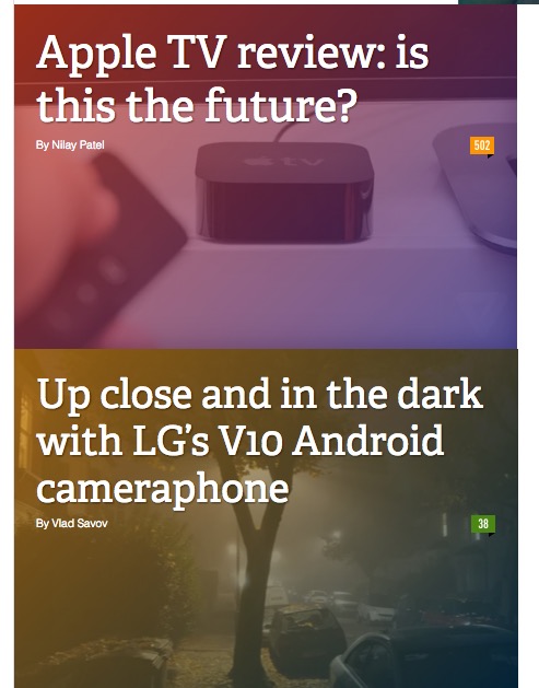 forlorn headlines from the Verge